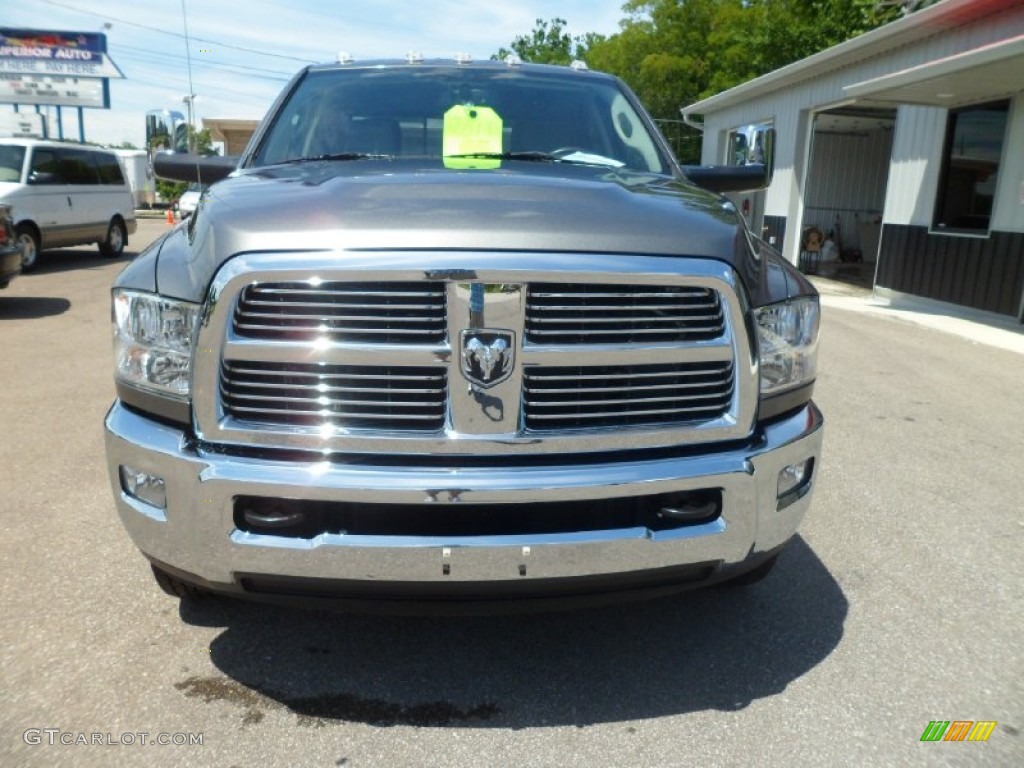 2011 Ram 3500 HD Laramie Crew Cab 4x4 Dually - Mineral Gray Metallic / Light Pebble Beige/Bark Brown photo #3
