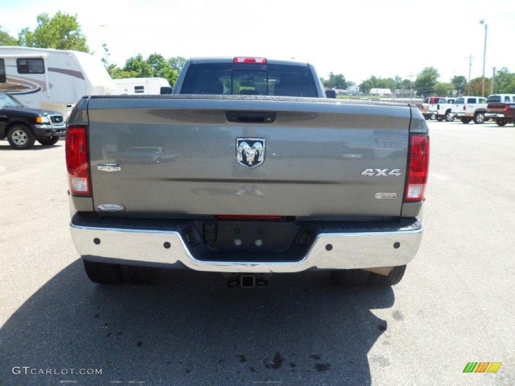 2011 Ram 3500 HD Laramie Crew Cab 4x4 Dually - Mineral Gray Metallic / Light Pebble Beige/Bark Brown photo #4