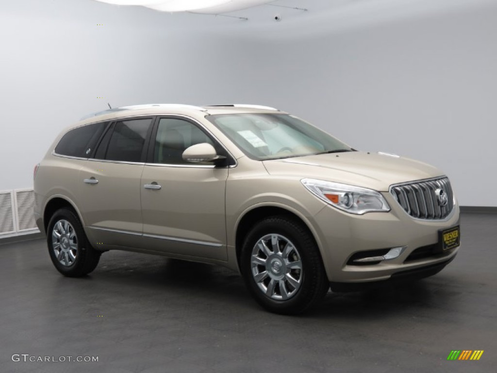 2014 Enclave Premium - Champagne Silver Metallic / Cocaccino photo #1