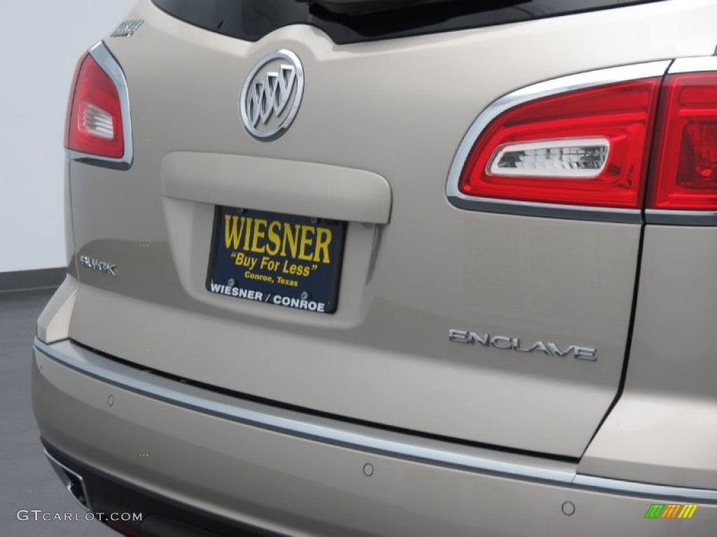 2014 Enclave Premium - Champagne Silver Metallic / Cocaccino photo #2