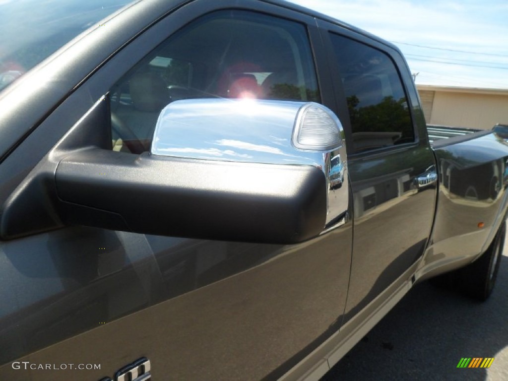 2011 Ram 3500 HD Laramie Crew Cab 4x4 Dually - Mineral Gray Metallic / Light Pebble Beige/Bark Brown photo #13