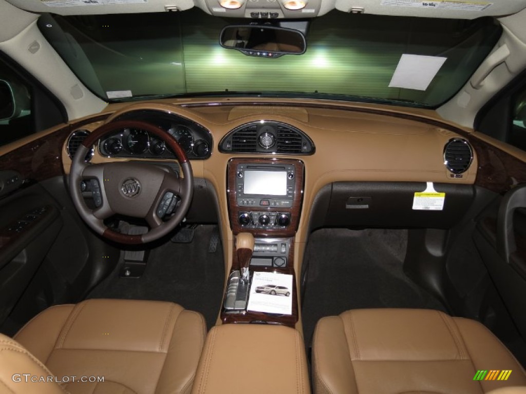 2014 Buick Enclave Premium Cocaccino Dashboard Photo #83974410