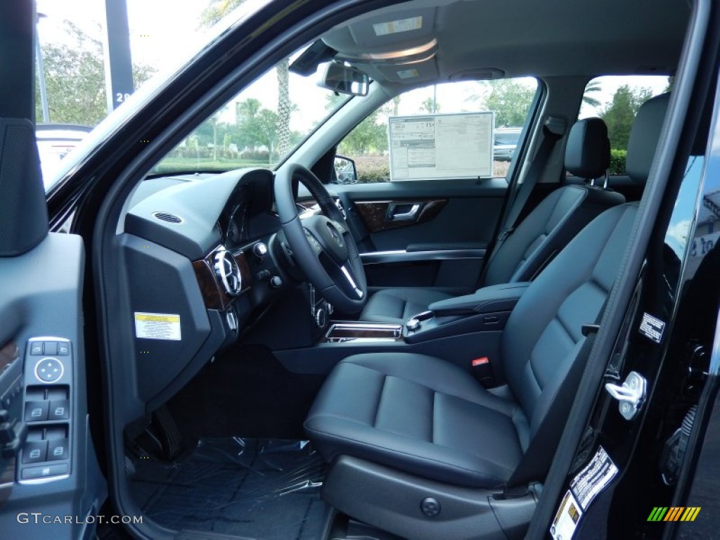 Black Interior 2014 Mercedes-Benz GLK 350 Photo #83974500