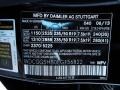 040: Black 2014 Mercedes-Benz GLK 350 Color Code