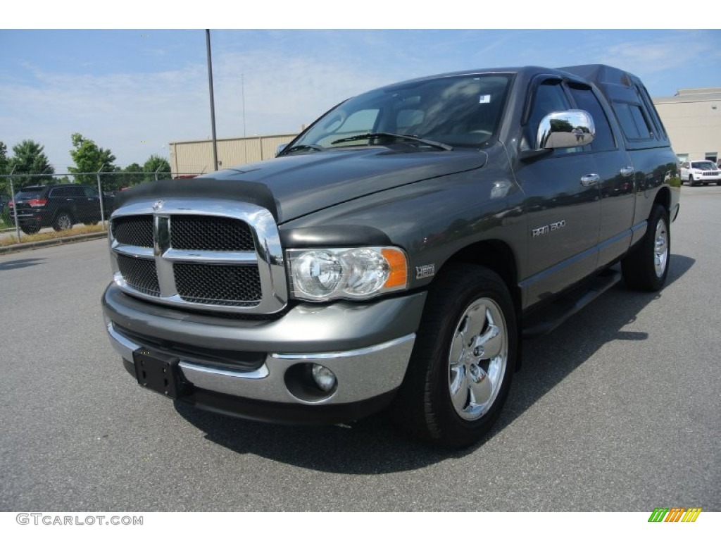 2005 Ram 1500 SLT Quad Cab - Mineral Gray Metallic / Dark Slate Gray photo #1