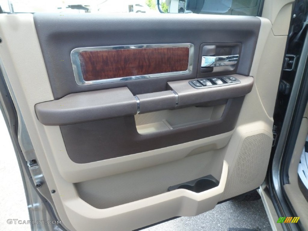 2011 Ram 3500 HD Laramie Crew Cab 4x4 Dually - Mineral Gray Metallic / Light Pebble Beige/Bark Brown photo #34