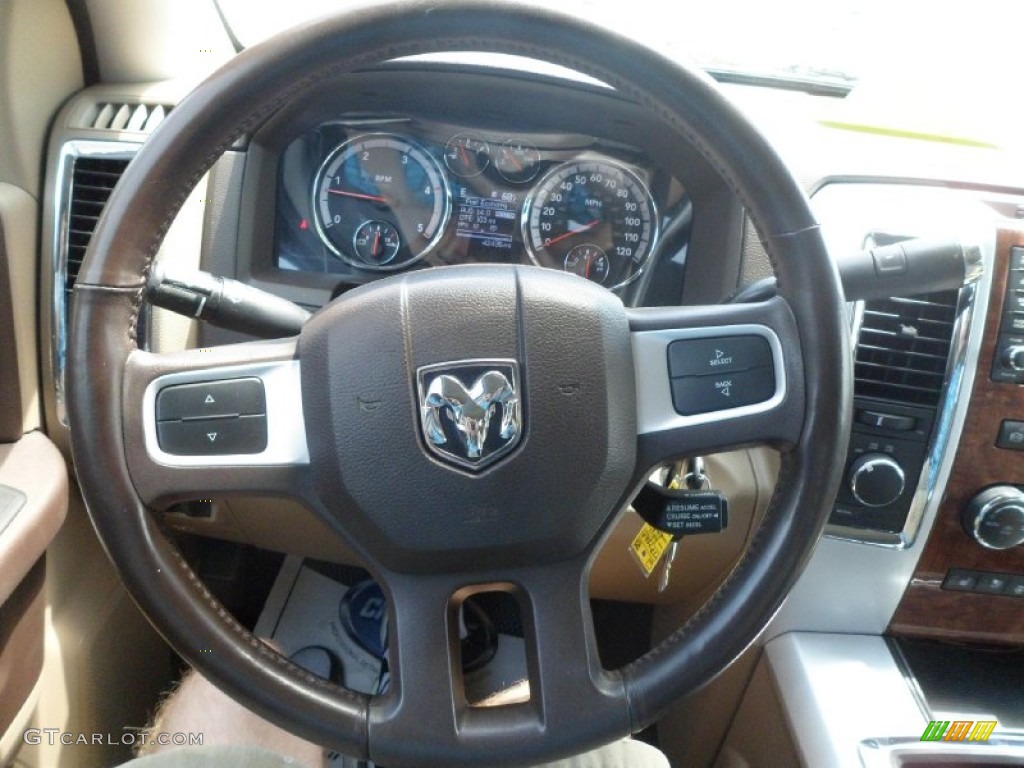 2011 Ram 3500 HD Laramie Crew Cab 4x4 Dually - Mineral Gray Metallic / Light Pebble Beige/Bark Brown photo #47