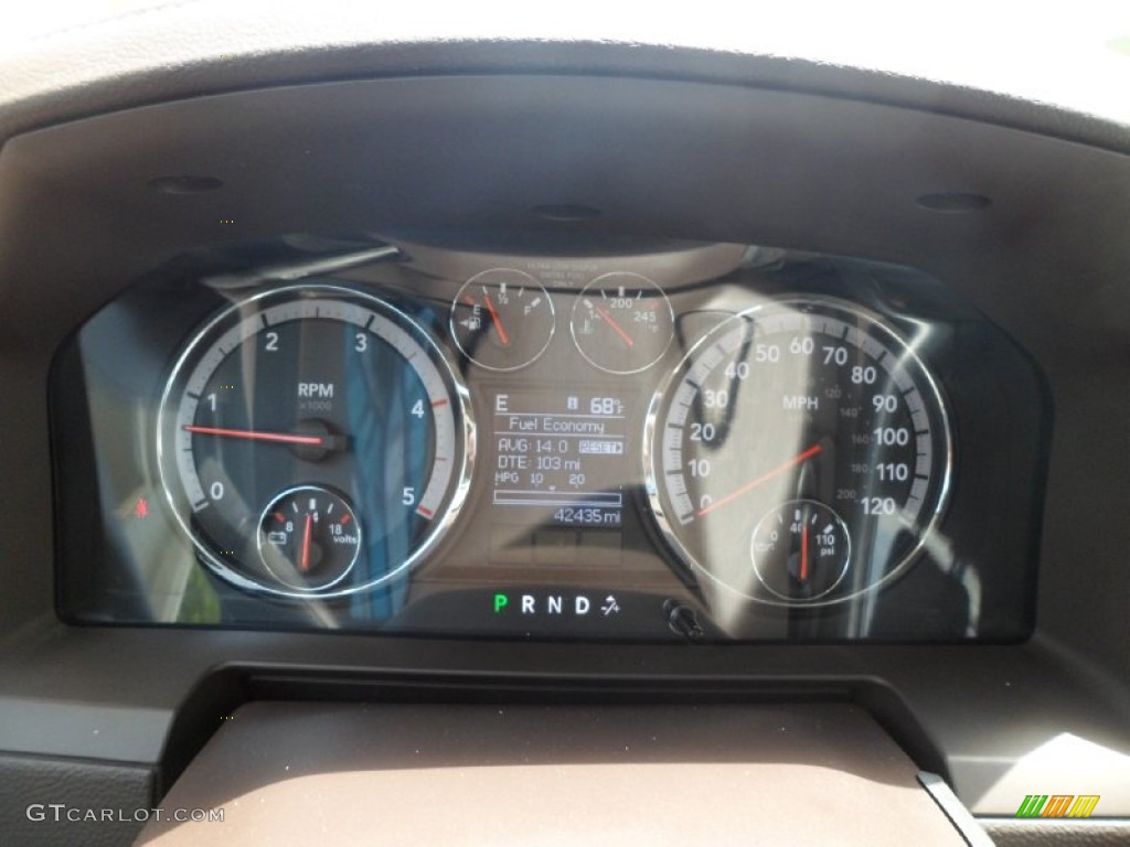 2011 Ram 3500 HD Laramie Crew Cab 4x4 Dually - Mineral Gray Metallic / Light Pebble Beige/Bark Brown photo #48