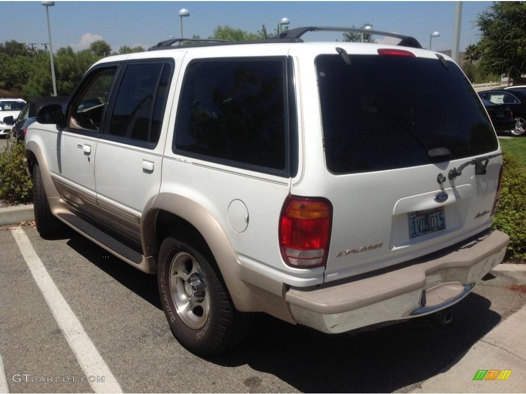 1998 Explorer XLT - Oxford White / Medium Prairie Tan photo #3