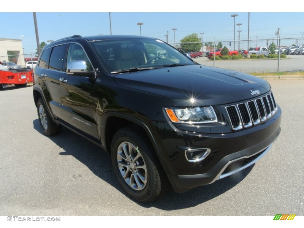 2014 Grand Cherokee Limited 4x4 - Black Forest Green Pearl / New Zealand Black/Light Frost photo #2