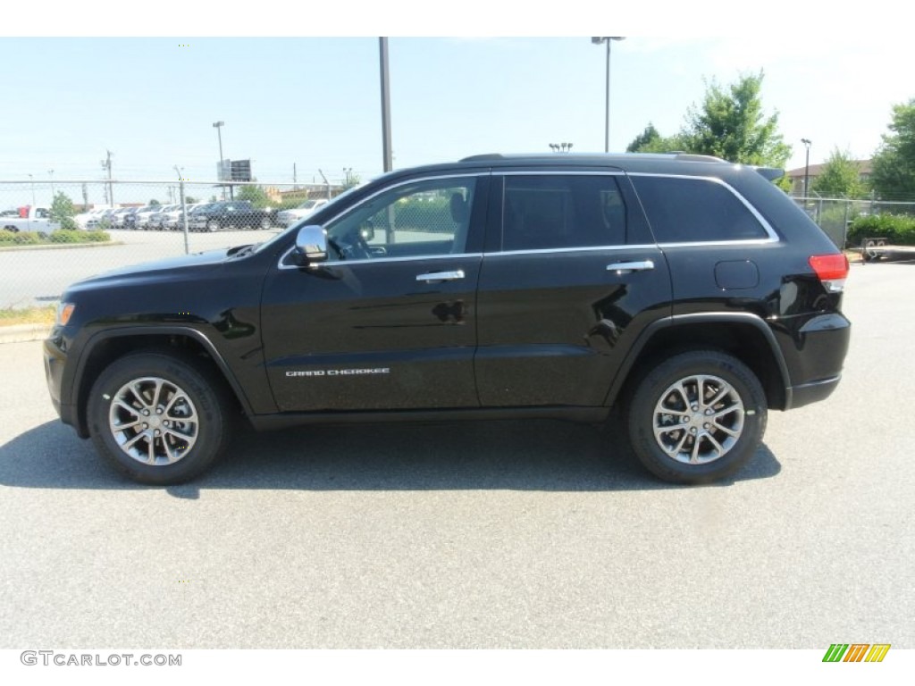 2014 Grand Cherokee Limited 4x4 - Black Forest Green Pearl / New Zealand Black/Light Frost photo #3