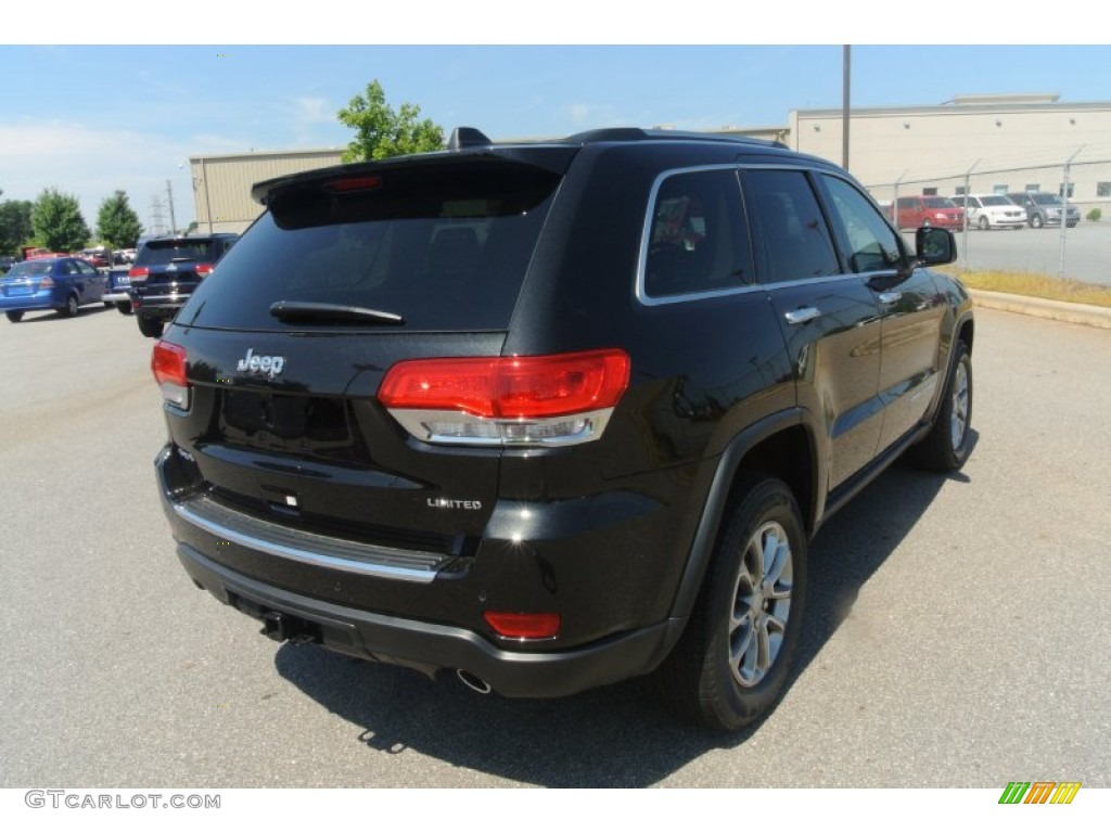 2014 Grand Cherokee Limited 4x4 - Black Forest Green Pearl / New Zealand Black/Light Frost photo #5