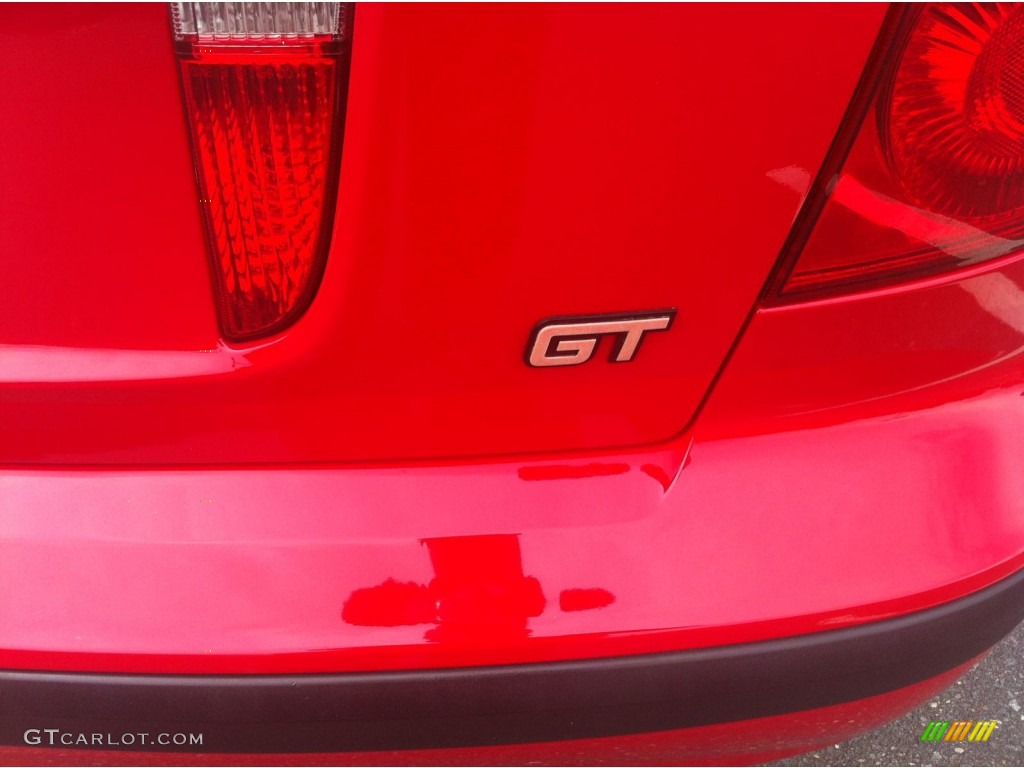2003 Elantra GT Hatchback - Rally Red / Dark Gray photo #5