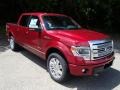 2013 Ruby Red Metallic Ford F150 Platinum SuperCrew 4x4  photo #2