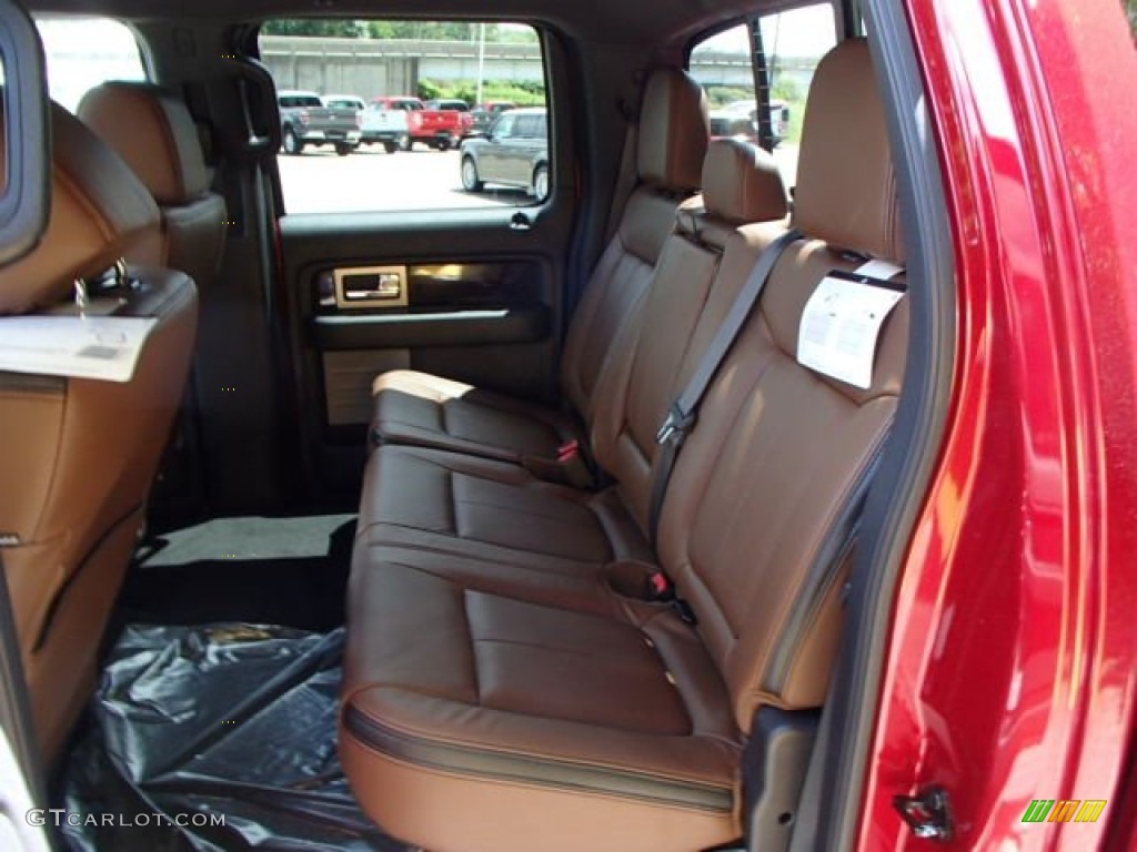 2013 Ford F150 Platinum SuperCrew 4x4 Rear Seat Photo #83976168