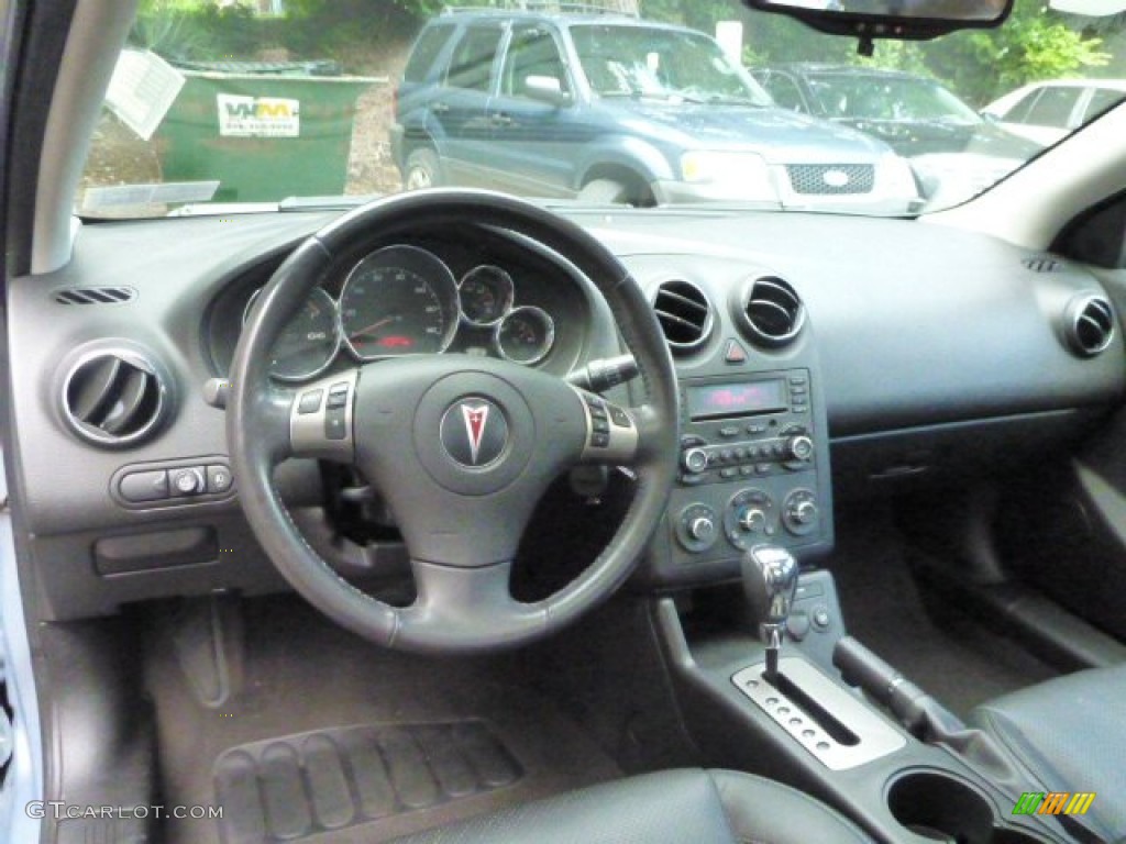 2008 Pontiac G6 V6 Sedan Ebony Black Dashboard Photo #83977766