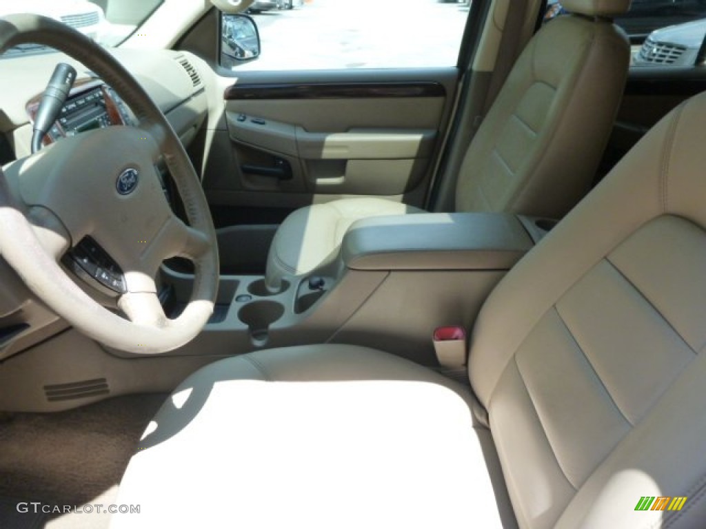 2005 Explorer Limited 4x4 - Ivory Parchment Tri Coat / Medium Parchment photo #4