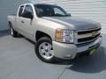 2009 Silver Birch Metallic Chevrolet Silverado 1500 LT Extended Cab 4x4  photo #1