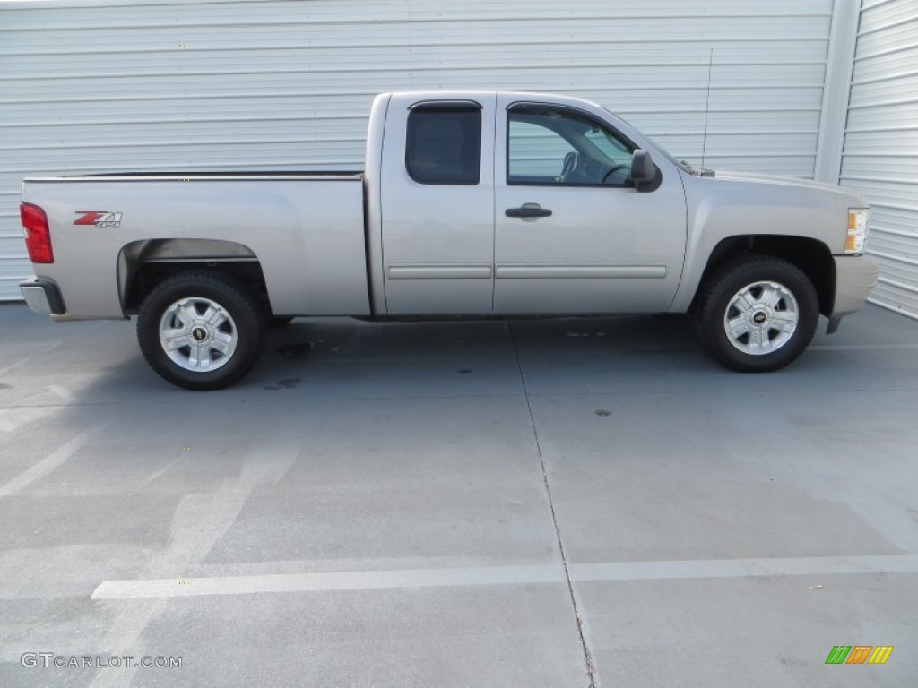 2009 Silverado 1500 LT Extended Cab 4x4 - Silver Birch Metallic / Ebony photo #3