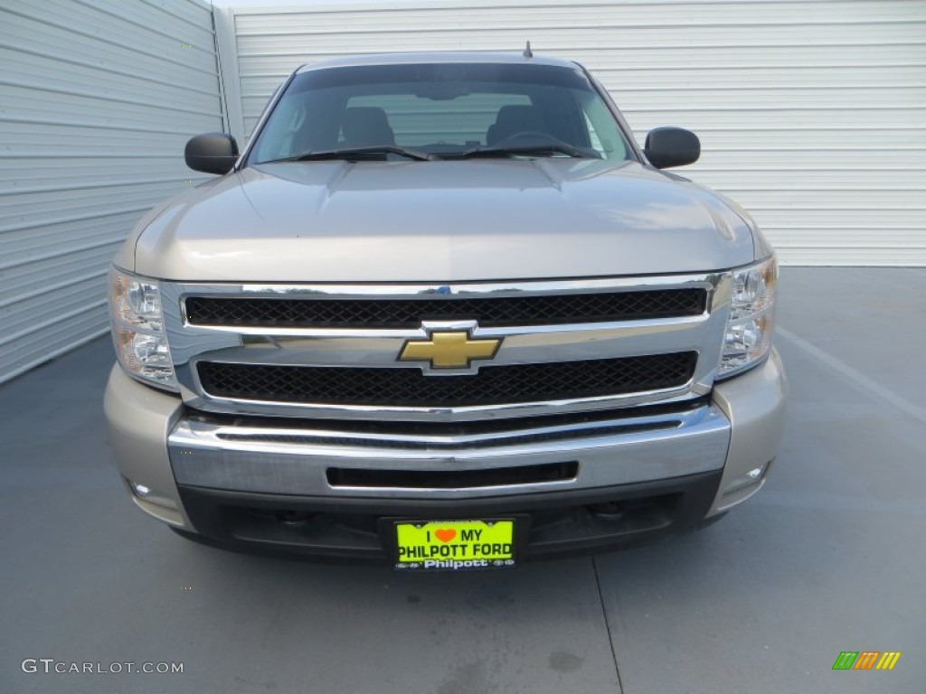 2009 Silverado 1500 LT Extended Cab 4x4 - Silver Birch Metallic / Ebony photo #8