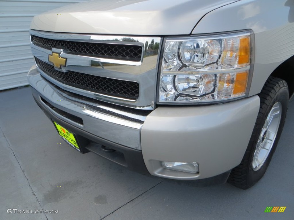 2009 Silverado 1500 LT Extended Cab 4x4 - Silver Birch Metallic / Ebony photo #10