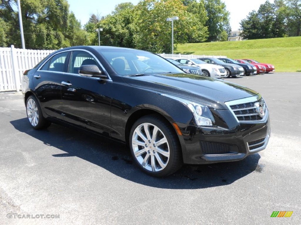 Black Diamond Tricoat 2014 Cadillac ATS 2.0L Turbo AWD Exterior Photo #83979435