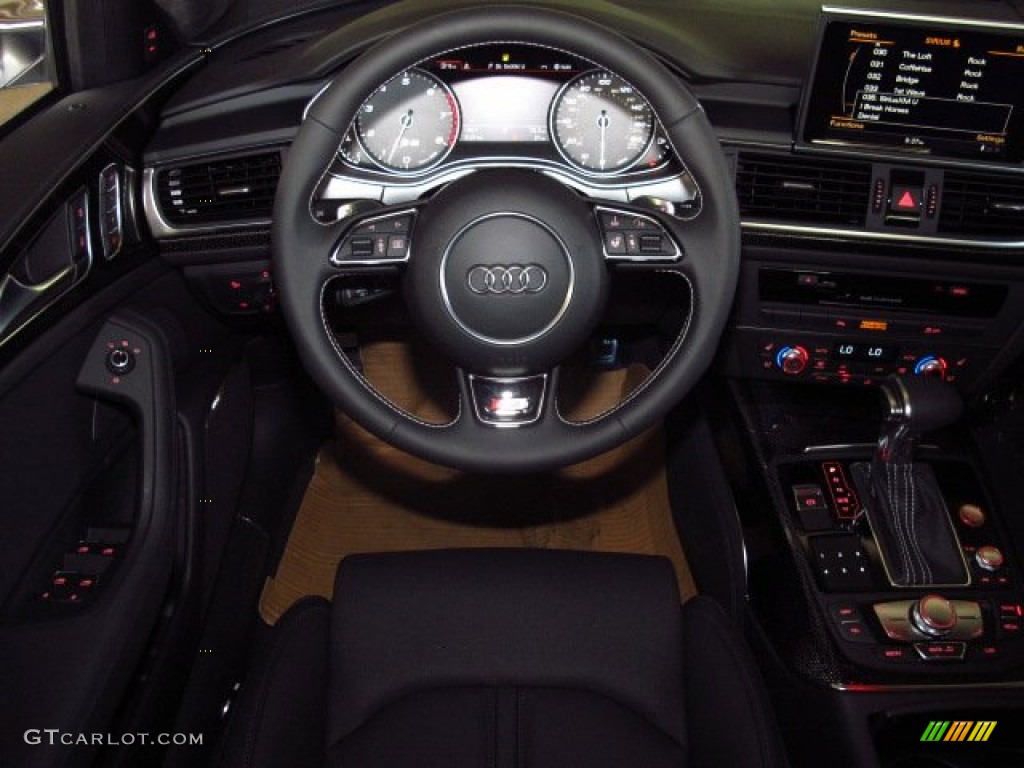 2014 S6 Prestige quattro Sedan - Ice Silver Metallic / Black Valcona photo #20