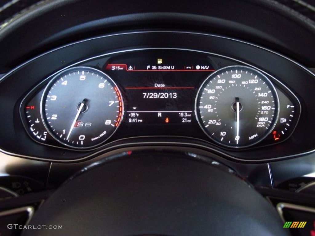 2014 Audi S6 Prestige quattro Sedan Gauges Photo #83979882