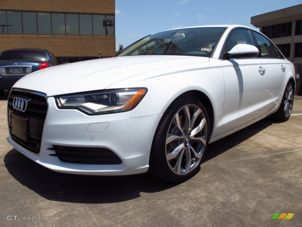 Glacier White Metallic 2014 Audi A6 3.0 TDI quattro Sedan Exterior Photo #83979994
