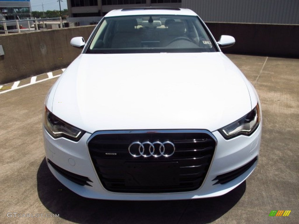 Glacier White Metallic 2014 Audi A6 3.0 TDI quattro Sedan Exterior Photo #83980011
