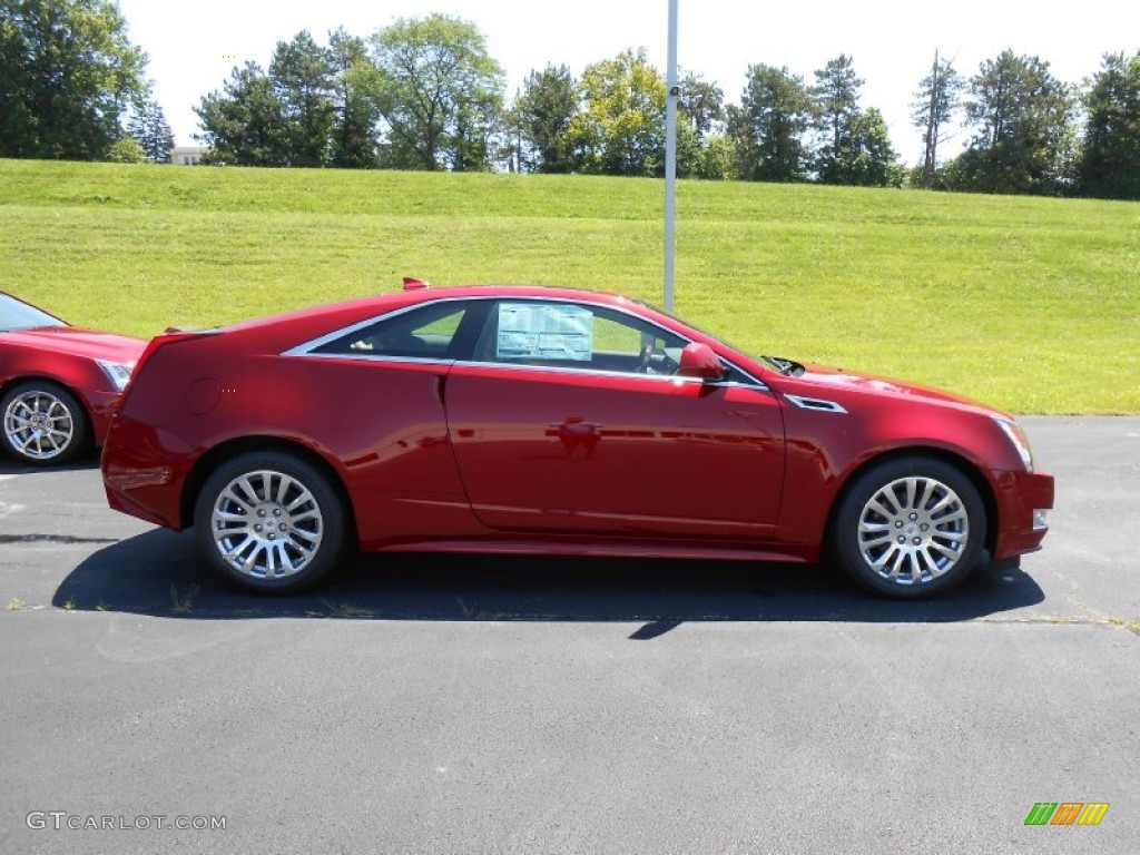 2014 CTS 4 Coupe AWD - Red Obsession Tintcoat / Cashmere/Ebony photo #4