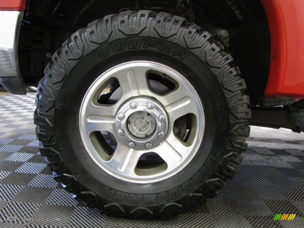 2006 F350 Super Duty XLT SuperCab 4x4 - Red Clearcoat / Medium Flint photo #22