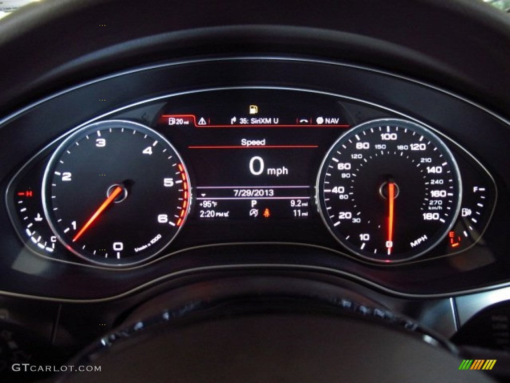 2014 Audi A6 3.0 TDI quattro Sedan Gauges Photo #83980443
