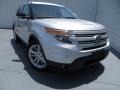 2014 Ingot Silver Ford Explorer XLT  photo #1
