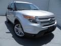 2014 Ingot Silver Ford Explorer XLT  photo #2