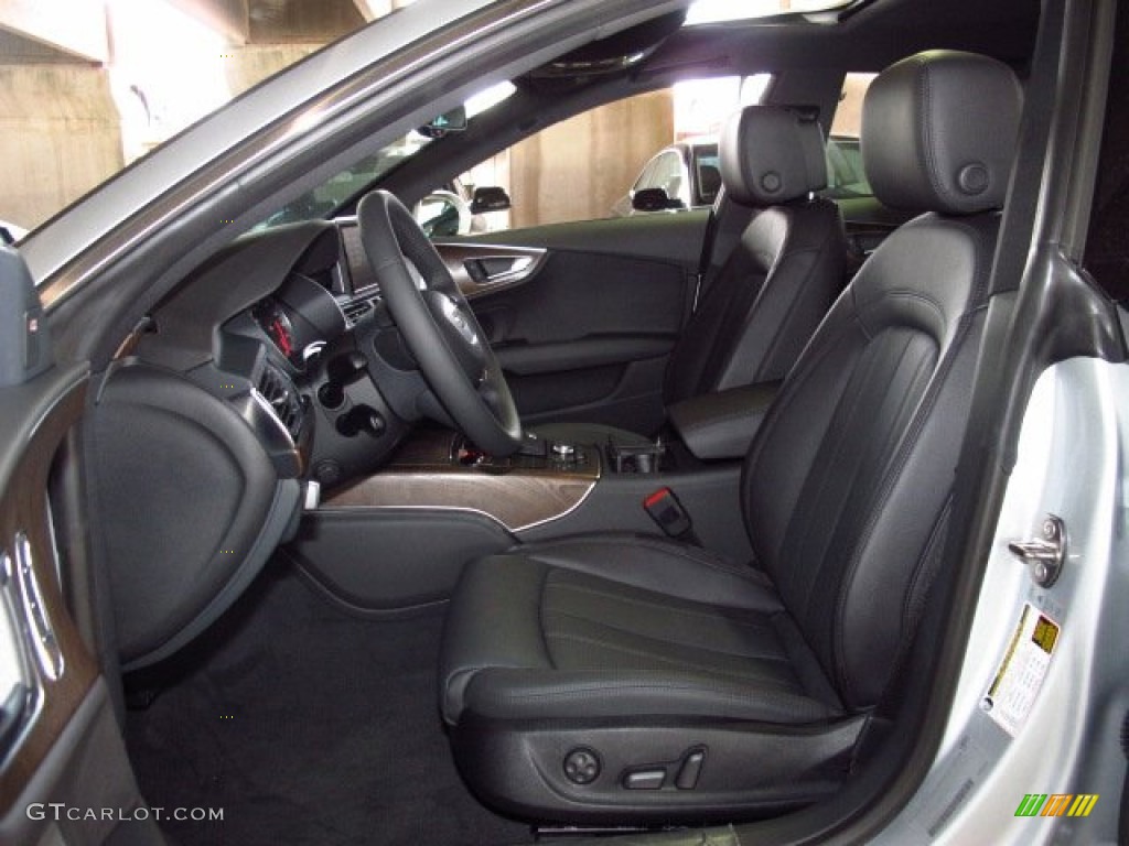 Black Interior 2014 Audi A7 3.0T quattro Premium Plus Photo #83981304