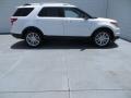 2014 White Platinum Ford Explorer XLT  photo #3