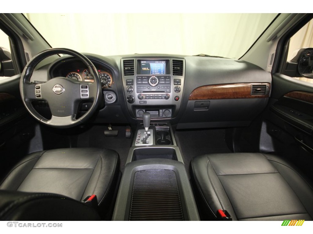 2011 Nissan Armada SL 4WD Charcoal Dashboard Photo #83982363