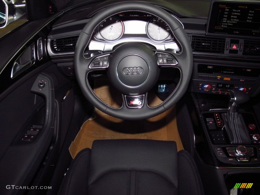 2014 S6 Prestige quattro Sedan - Ice Silver Metallic / Black Valcona photo #20
