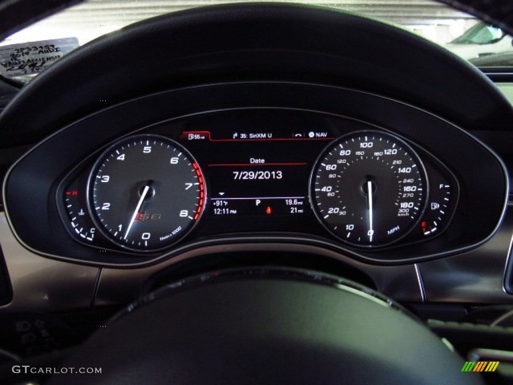 2014 Audi S6 Prestige quattro Sedan Gauges Photo #83982945