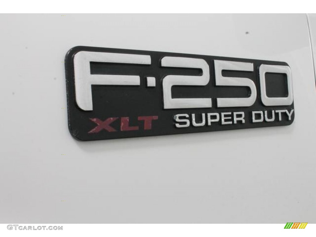 2000 F250 Super Duty XLT Extended Cab - Oxford White / Medium Graphite photo #15