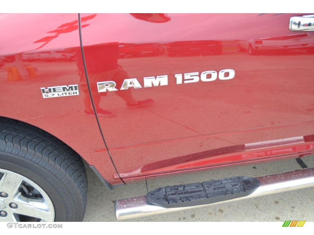 2012 Ram 1500 ST Crew Cab 4x4 - Deep Cherry Red Crystal Pearl / Dark Slate Gray/Medium Graystone photo #14