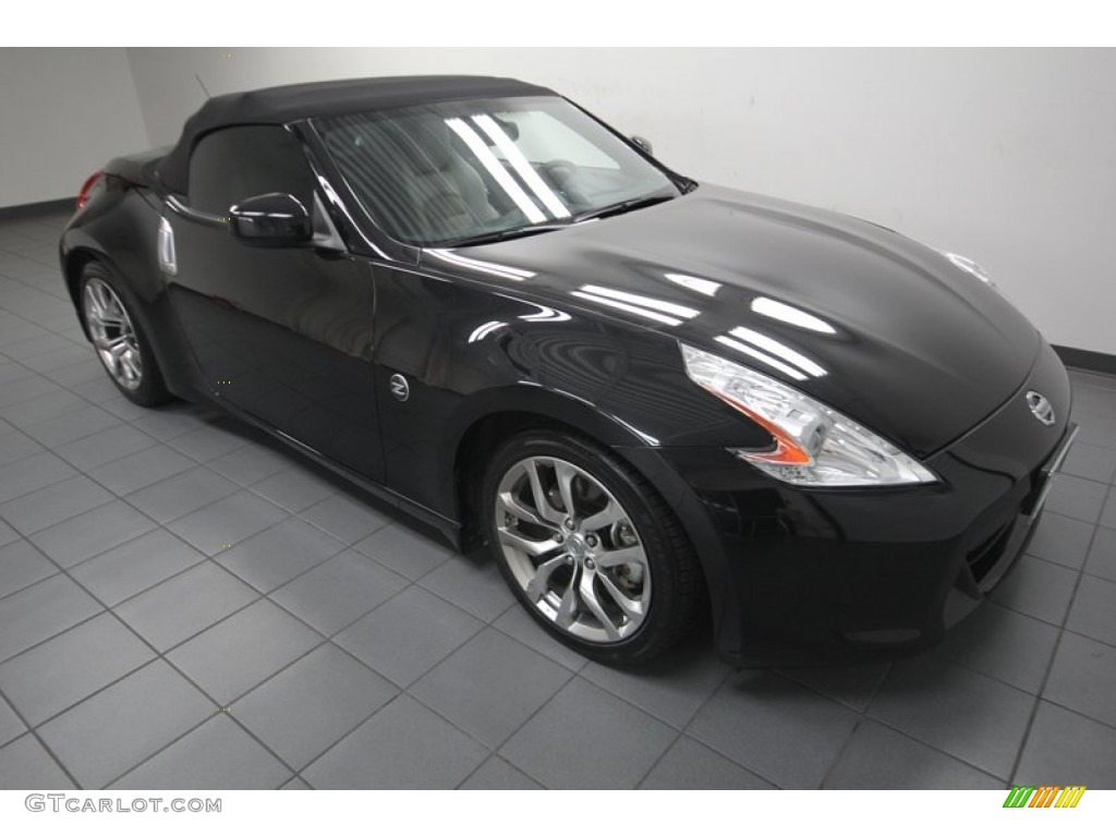 Magnetic Black 2011 Nissan 370Z Touring Roadster Exterior Photo #83983446