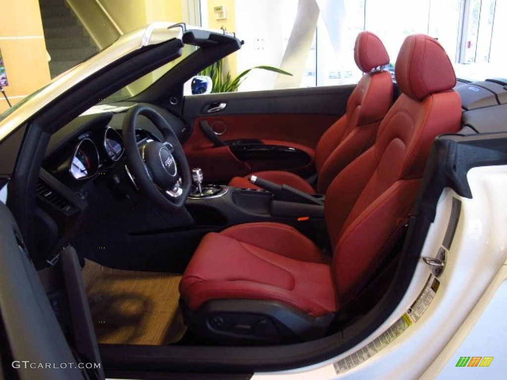 2014 Audi R8 Spyder V10 Front Seat Photo #83983812
