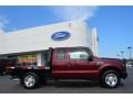 2008 Dark Toreador Red Ford F350 Super Duty XL SuperCab Chassis  photo #2