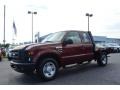Dark Toreador Red - F350 Super Duty XL SuperCab Chassis Photo No. 6