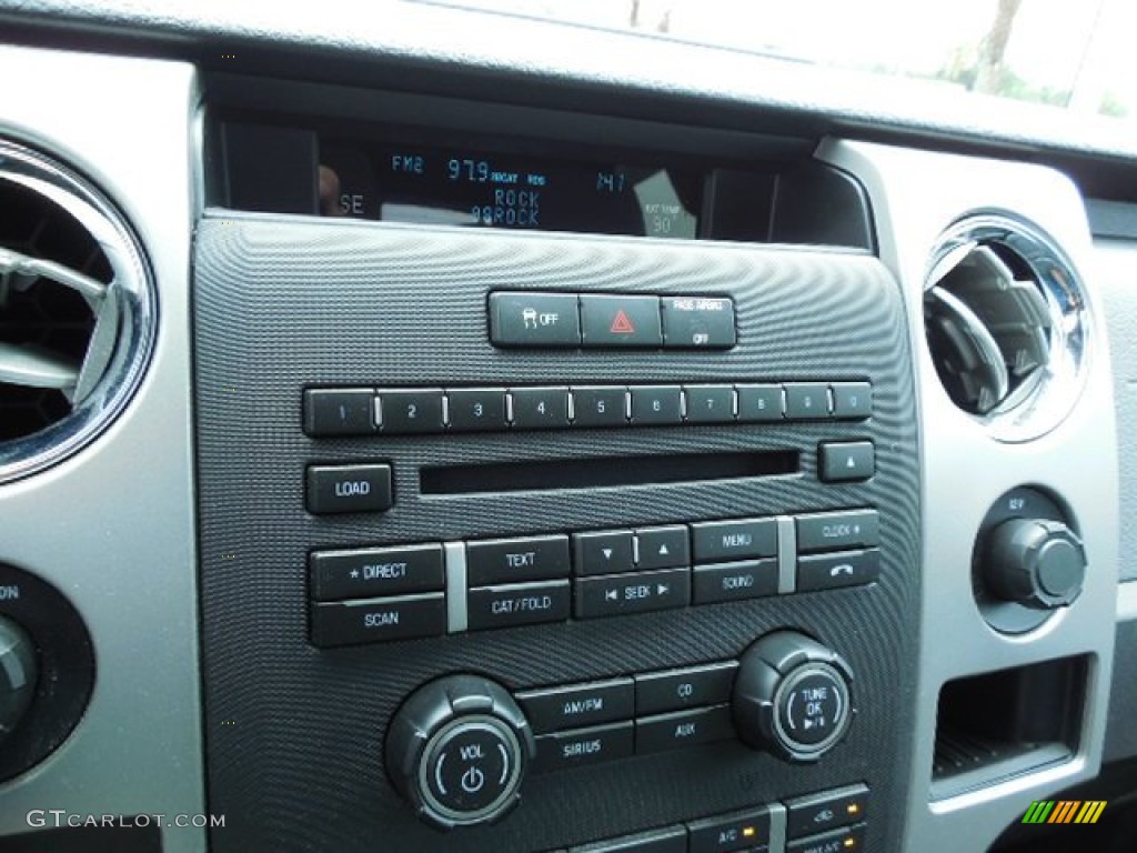 2012 F150 XLT SuperCab - Dark Blue Pearl Metallic / Steel Gray photo #19