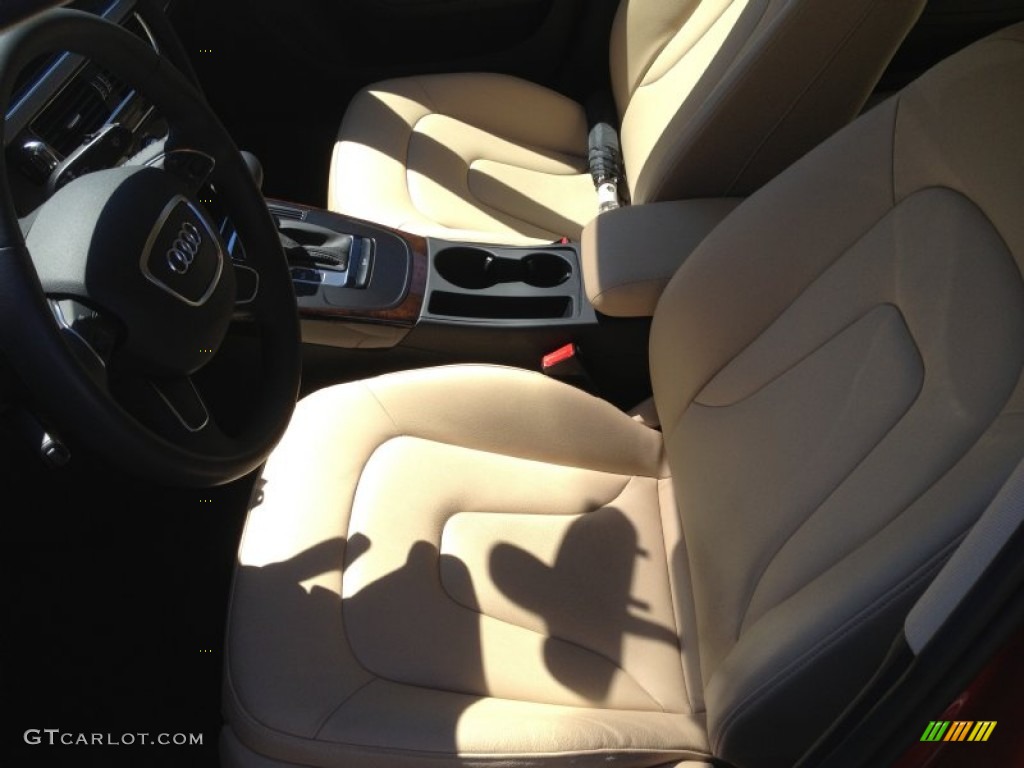 2013 A4 2.0T quattro Sedan - Volcano Red Metallic / Velvet Beige/Black photo #20