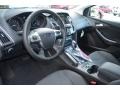 Charcoal Black 2014 Ford Focus Titanium Hatchback Interior Color