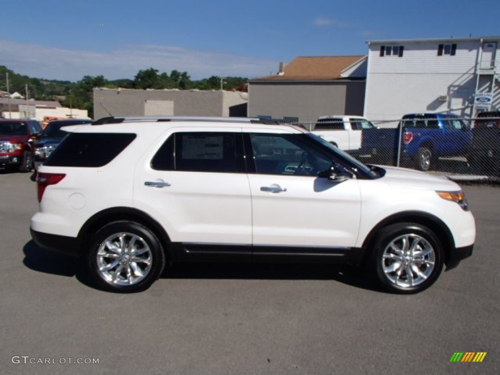 White Platinum 2014 Ford Explorer XLT 4WD Exterior Photo #83986796
